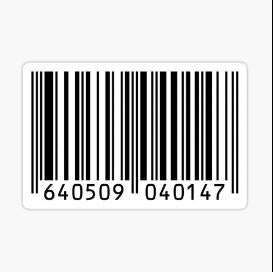 Consignment Barcode Sticker