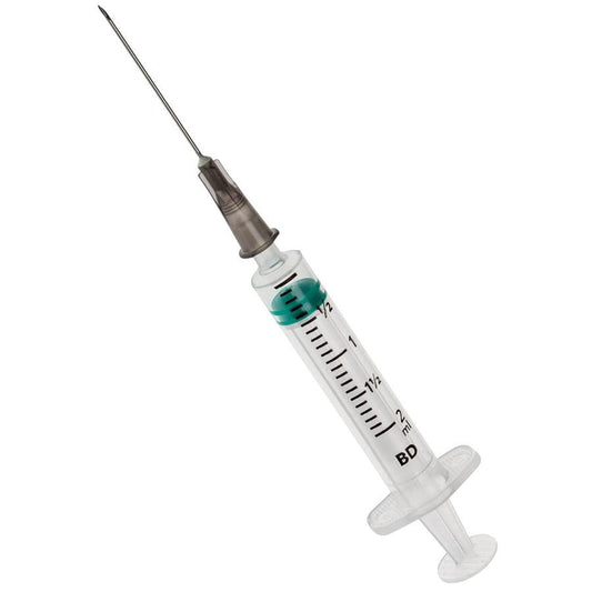 2ml Syringe with Needle (BD)