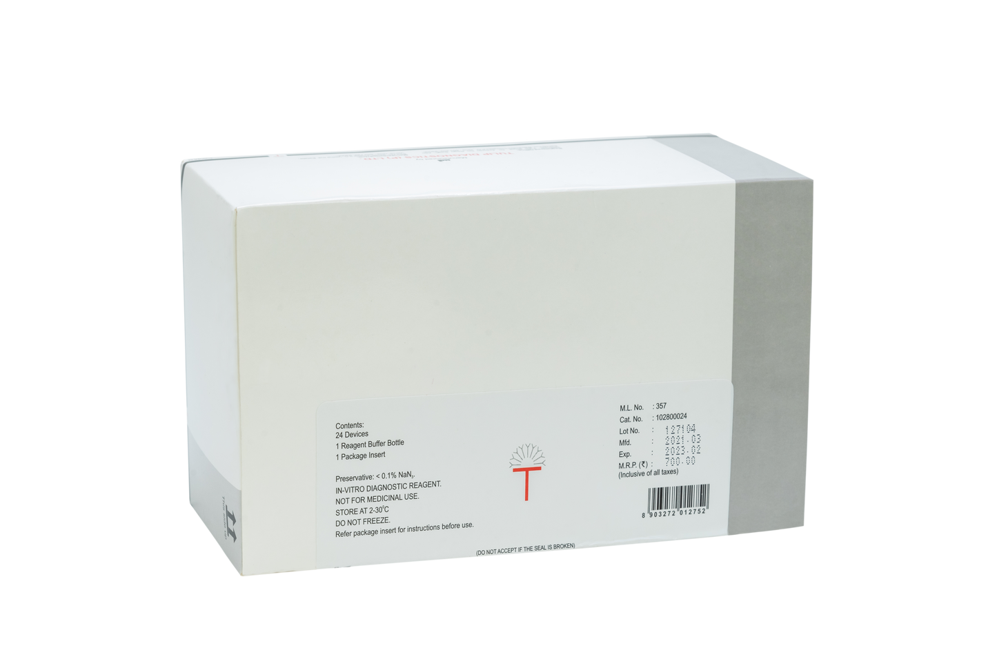 ABO Blood Grouping Rapid Test Kits (Pack of 24)