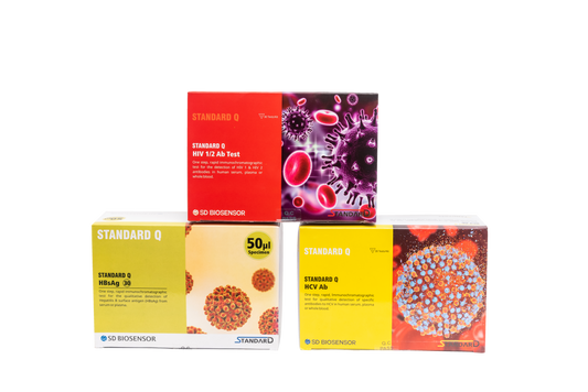 Combo - HIV | HCV | HBSAg SD Biosensor Rapid Test Kits