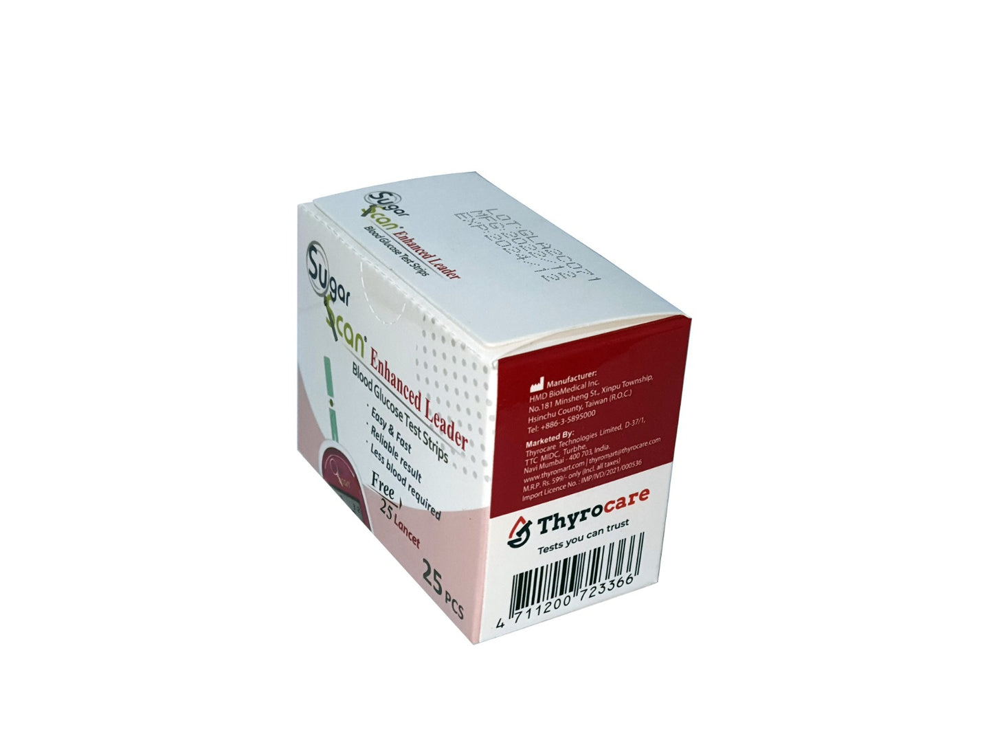 Thyrocare Sugarscan Glucose Monitoring Strips