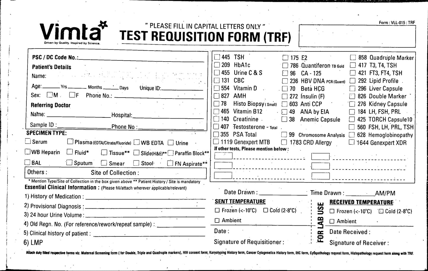 Vimta TRF Pad