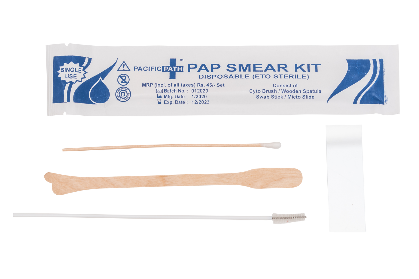 Pap Smear - Regular Kit with Slide (Pack of 10)