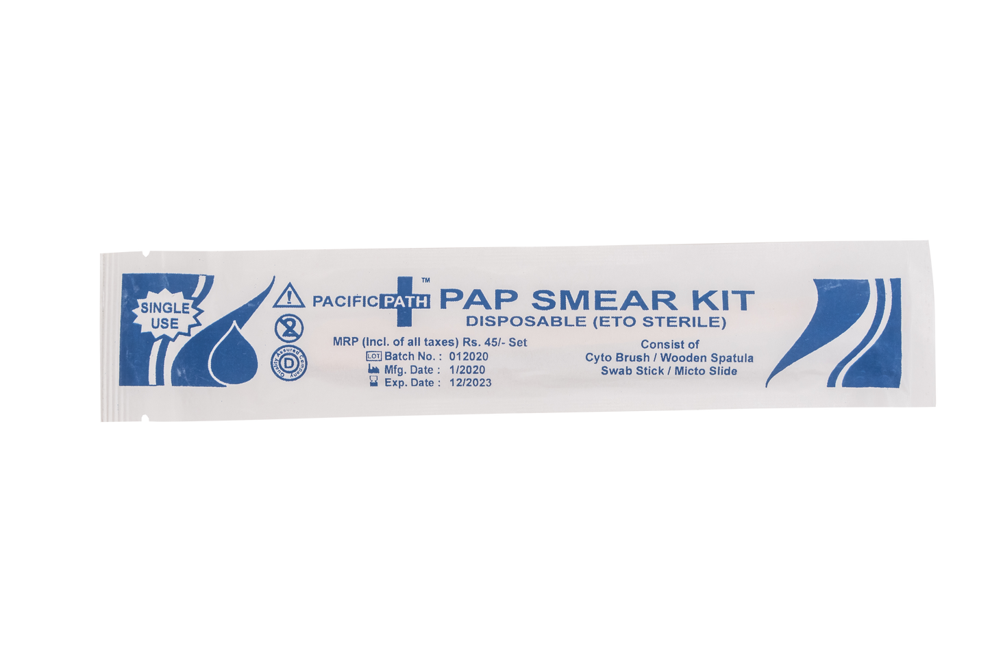 Pap Smear - Regular Kit with Slide (Pack of 10)