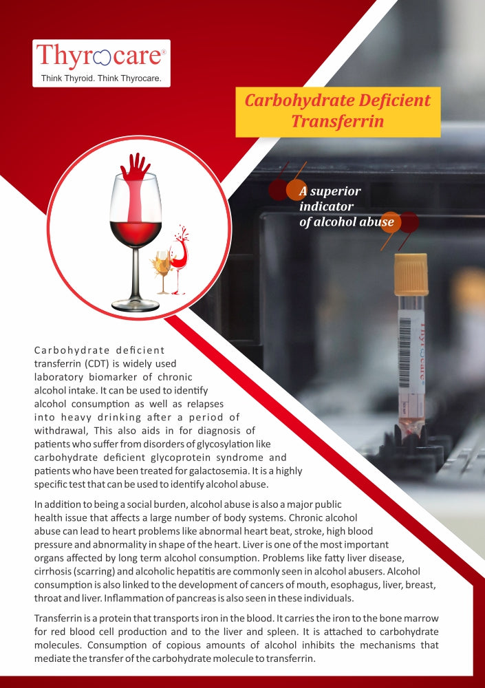 Handbill - Carbohydrate Deficient Transferrin