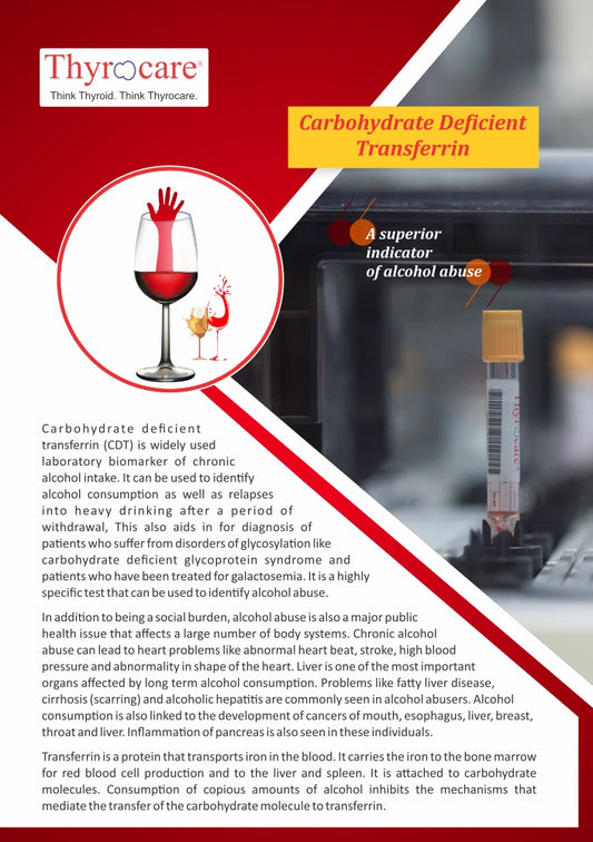 Handbill - Carbohydrate Deficient Transferrin