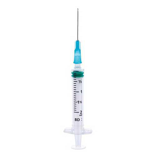 2ml Syringe with Needle (BD)