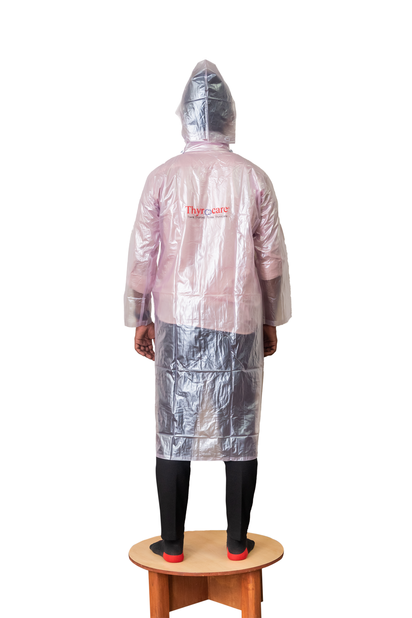 Thyrocare Translucent Poncho Raincoat