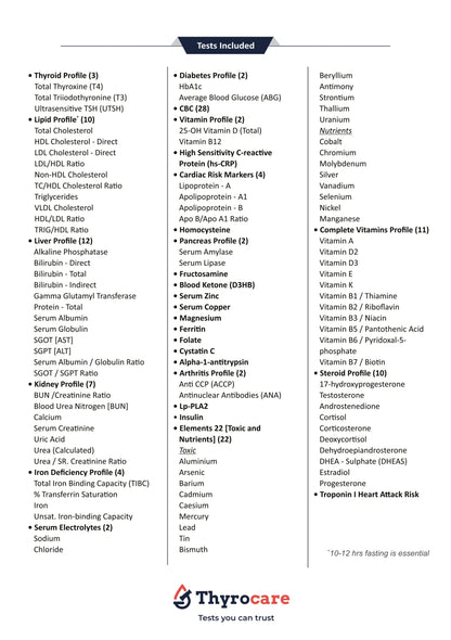 Handbill Aarogyam C Pro, D Pro and XL Pro - English