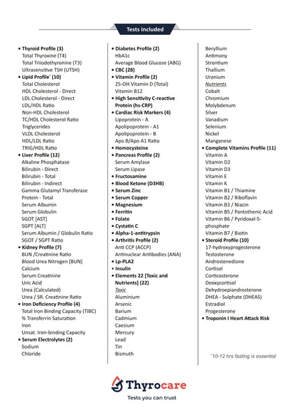 Handbill Aarogyam C Pro, D Pro and XL Pro - Hindi