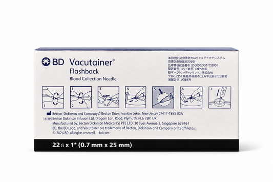 BD Vacutainer Flashback Needle 22G