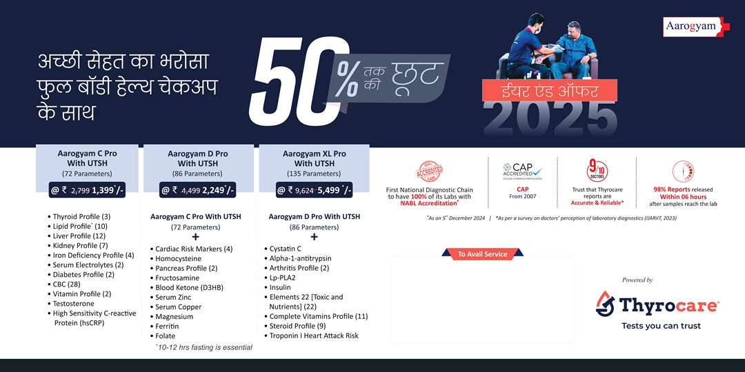 Banner Aarogyam C Pro, D Pro and XL Pro - Hindi