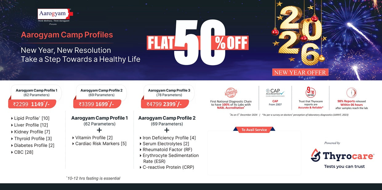 Banner New Year Aarogyam Camp Profile 1 2 and 3 - English