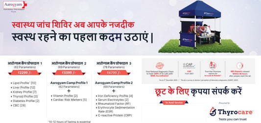 Banner Aarogyam Camp Profile 1 2 and 3 - Hindi