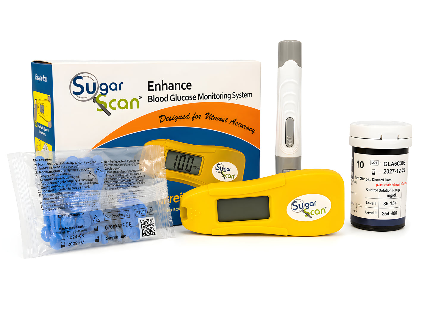 Thyrocare Sugarscan Enhance Blood Glucose Monitoring Meter